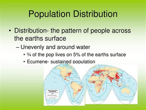 what is population distribution